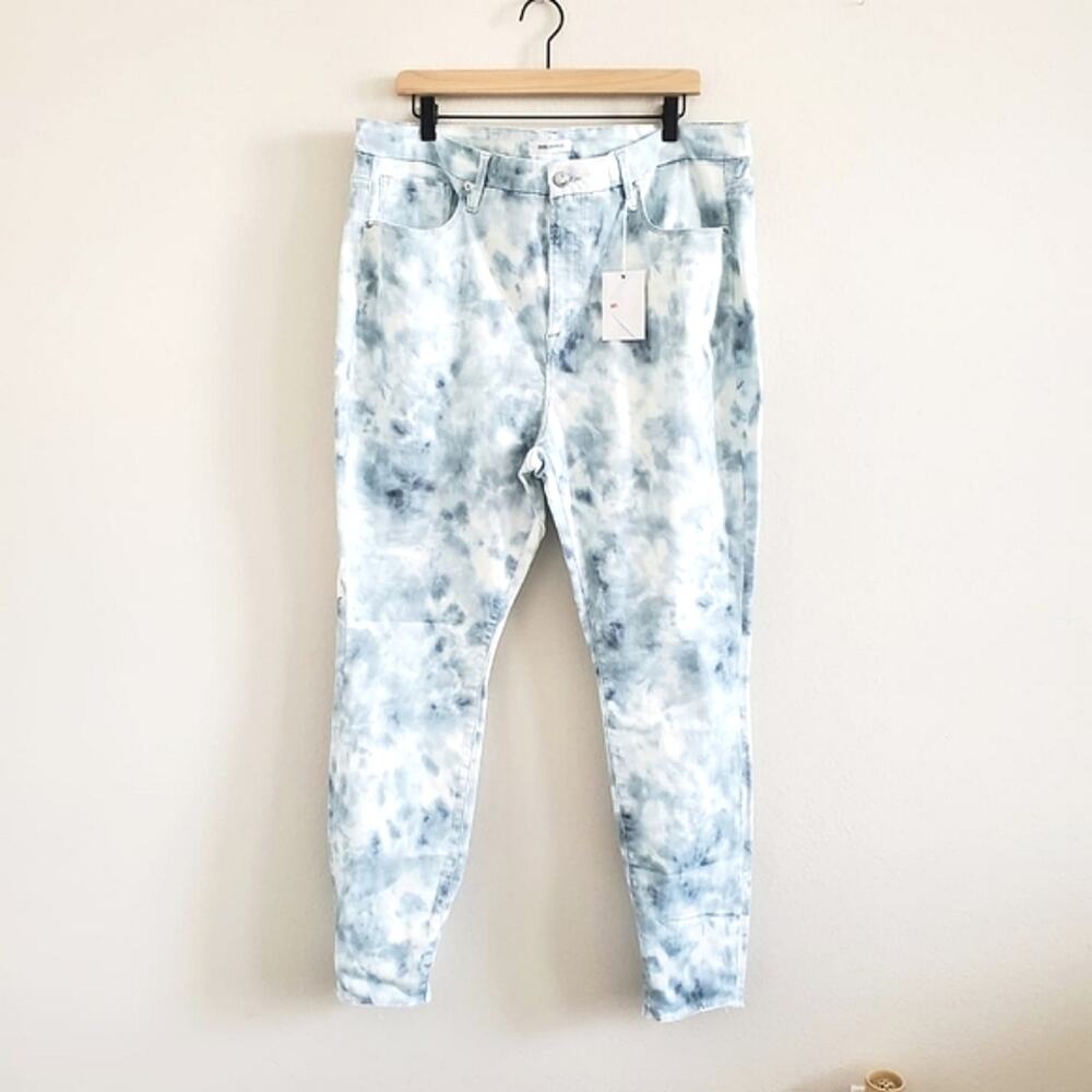 Brand New Good American Good Legs tie-dye skinny jeans